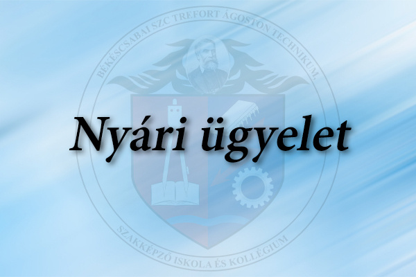 Nyári ügyelet